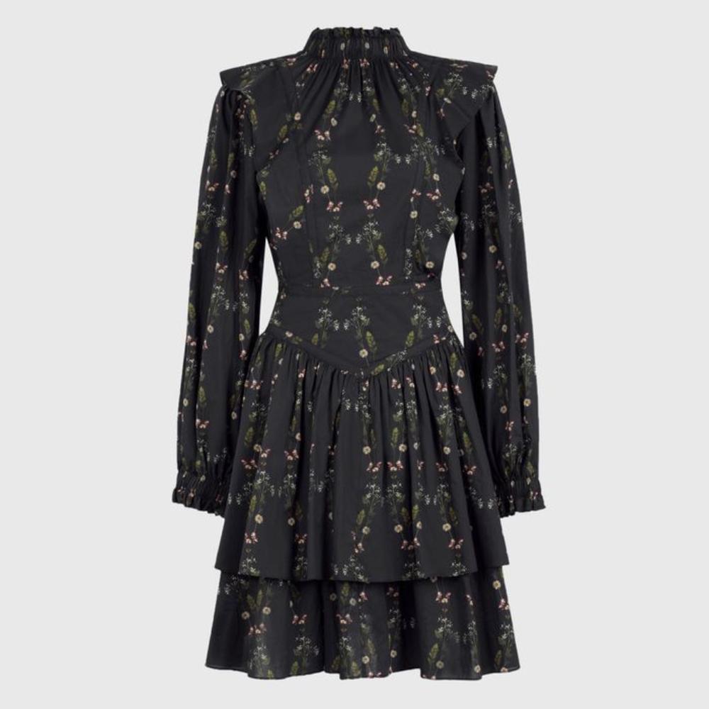 AllSaints Fall/Winter Dress with Ruffles